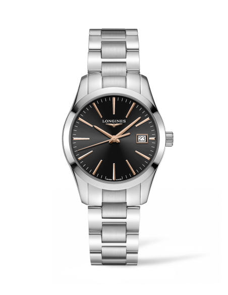 Longines Conquest | Black Dial | Steel | Elegance | PR Joyeros