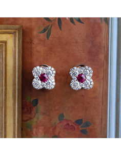 Elegant Ruby Stud Earrings - Ideal Gift - PR Joyeros
