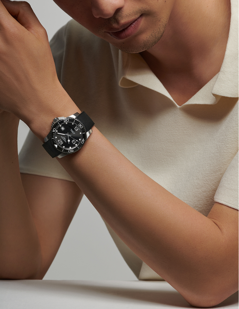 Longines HydroConquest | 300m | Automático | Esfera Negra