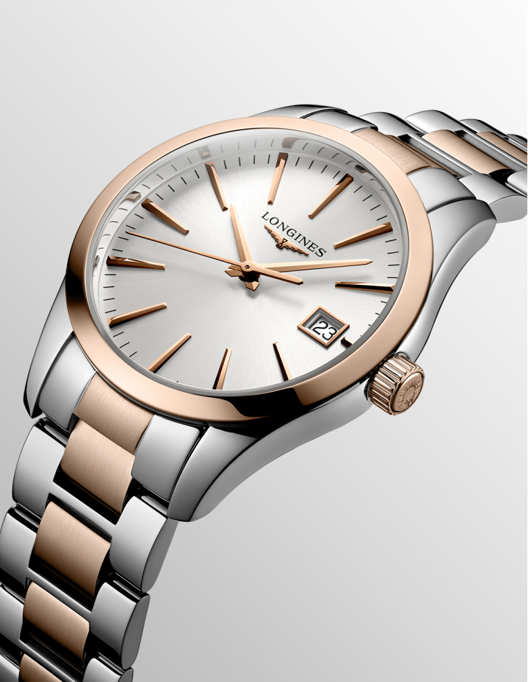 Longines Bicolor | PVD Oro Rosa | Esfera Sol | PR Joyeros