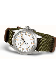Reloj Hamilton Khaki Field Quartz Esfera Blanca 2