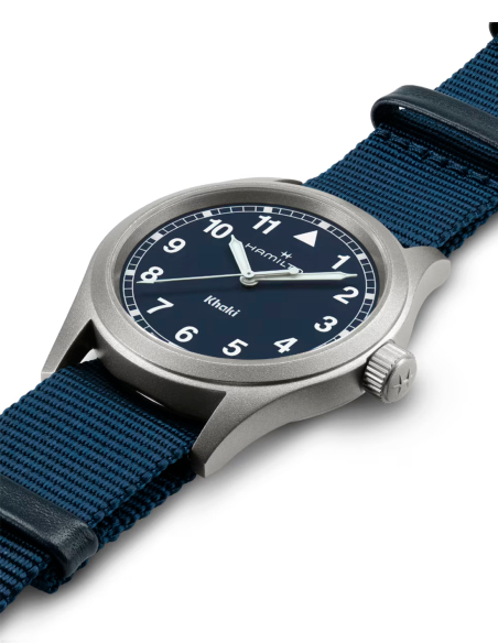 Hamilton Khaki Field Azul | Reloj Militar de Cuarzo | PR Joyeros