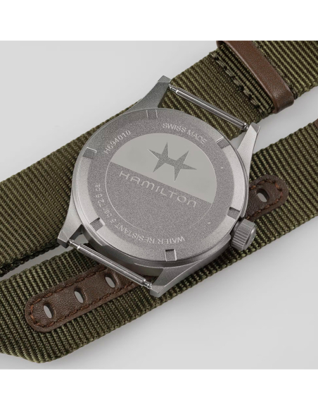 Reloj Hamilton Khaki Field Quartz Esfera Oscura