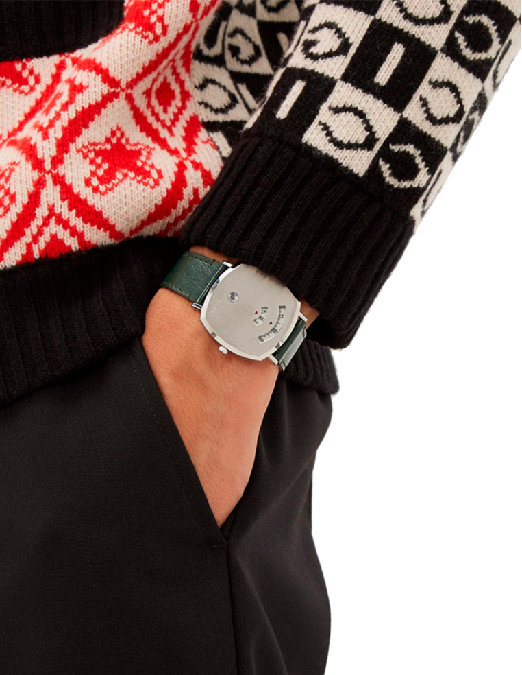 Reloj GUCCI Grip Green Belt 38mm Unisex