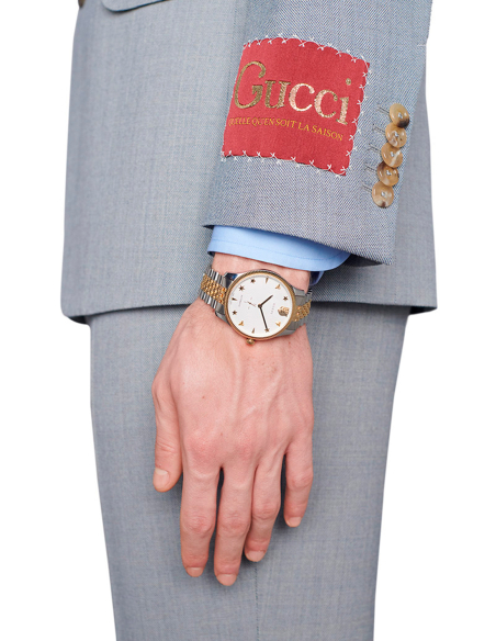 Gucci Watch G-Timeless Steel and Gold