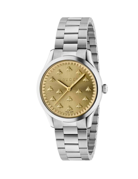Reloj Gucci G-Timeless con Abejas, 32 mm - Esfera Dorada