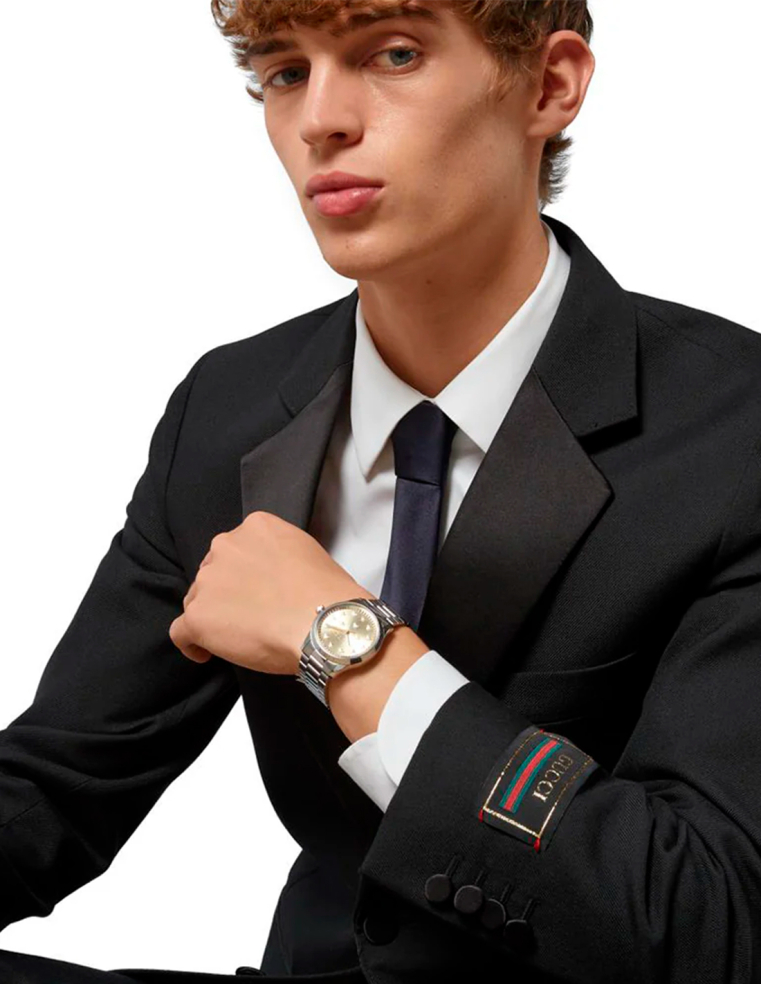 Reloj Gucci G-Timeless con Abejas, 32 mm - Esfera Dorada