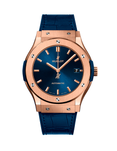 Hublot Classic Fusion Blue King Gold 45mm watch 511.Ox.7180.Lr