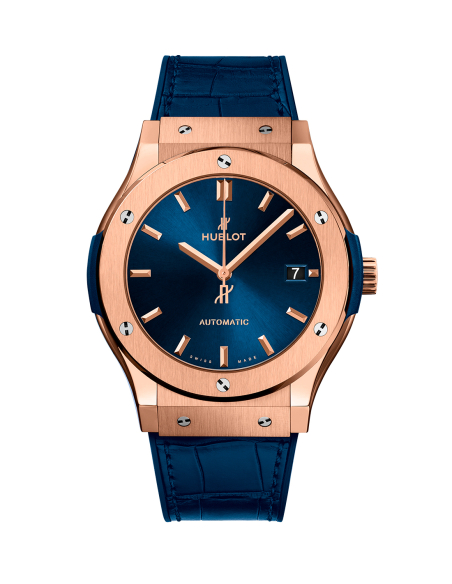 Hublot Classic Fusion Blue King Gold 45mm watch 511.Ox.7180.Lr