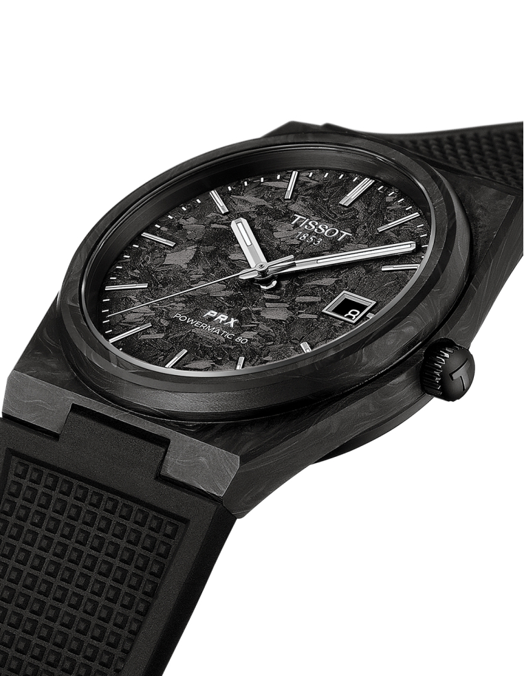 Tissot PRX Powermatic 80 Carbon | PR Jewellers