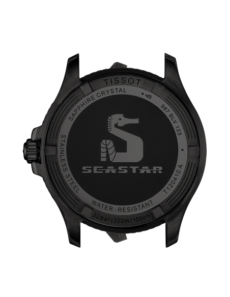 Tissot Seastar 40mm Negro Cuarzo Suizo | PR Joyeros