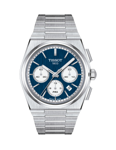Tissot PRX Chrono: Sporty Elegance with a Vintage Touch.