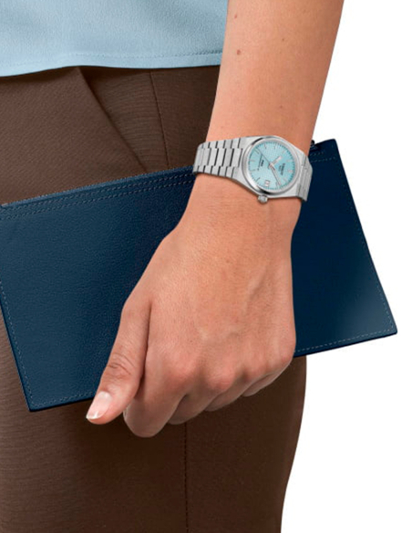 Tissot PRX 35mm: Timeless elegance meets modern technology.