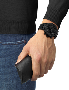 Reloj Tissot Supersport Chrono PVD Negro: Estilo Audaz 2