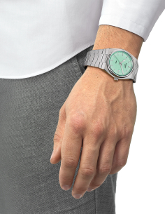 TISSOT PRX Mint Watch | Stainless Steel 40mm Quartz 2