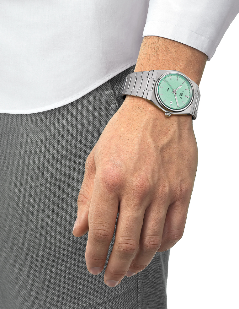 Reloj TISSOT PRX Menta | Acero Inoxidable 40mm Cuarzo