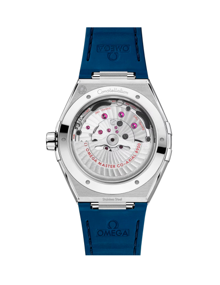 Omega Constellation: Reloj de Acero con Bisel de Cerámica Azul