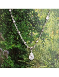 Collar Victoria de oro blanco y diamantes | PR Joyeros