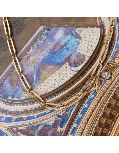 Gargantilla oro 18kt de diseño moderno y favorecedor | PR Joyeros