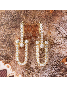 18K Gold Earrings with Diamonds | Elegance and Luxury 2