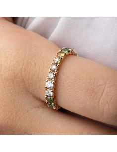 Ring 18Kt Rose Gold Diamonds | Everyday Elegance and Brilliance 2