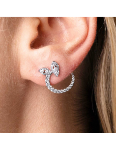 Exclusive 18K white gold earrings with diamonds | PR Jewellers. 2