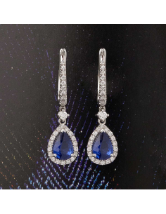 Sapphire and Diamond Earrings: For a Unique Love