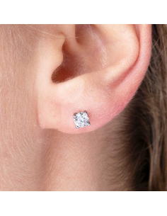 Elegant Diamond Stud Earrings in White Gold | PR Jewelers