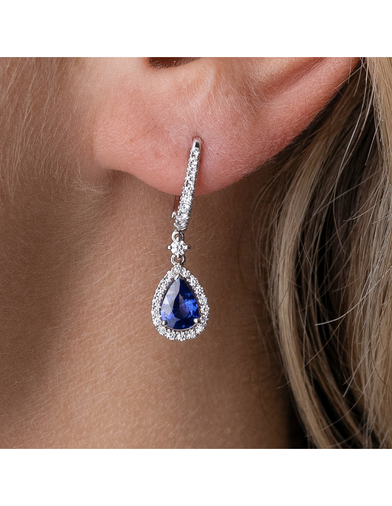 Sapphire and Diamond Earrings: For a Unique Love