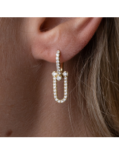 Pendientes de Oro 18Kt con Diamantes | Elegancia y Lujo 2
