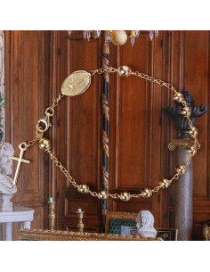 Elegante pulsera "Rosario" Perfecta para cualquier ocasión