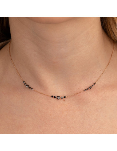 Diamonds Black Choker, Timeless Elegance