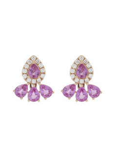 Pink Sapphire Earrings: Elegance and Personalization : PR Joyeros 2