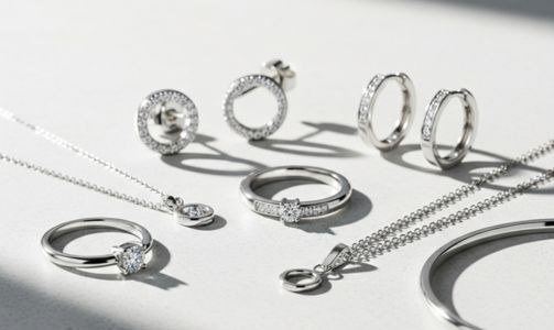 Joyas de oro blanco para looks diarios